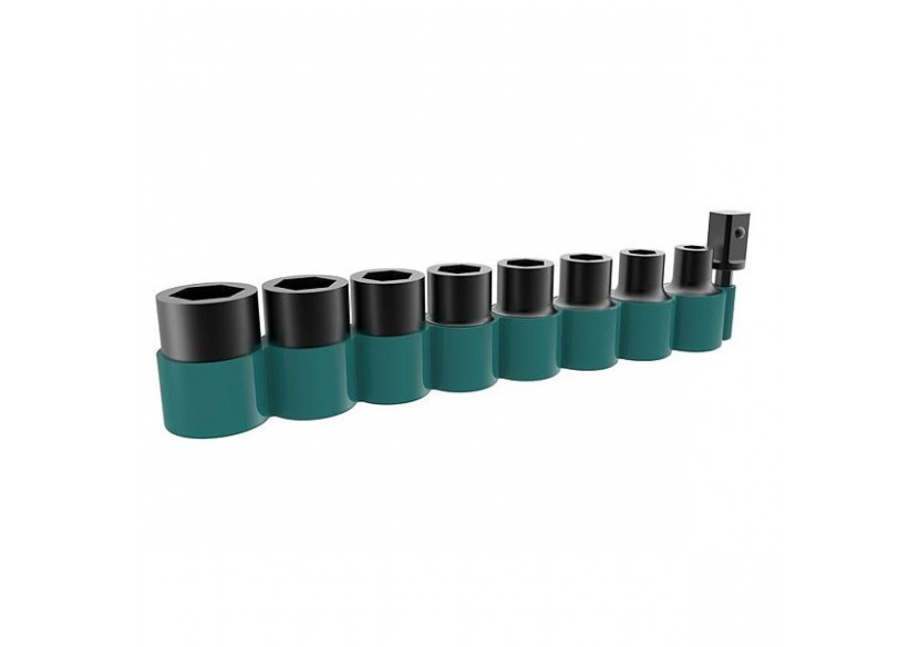 ENSEMBLE DE 8 DOUILLES ½’’+ ADAPTATEUR ¼’’ - Makita : Confort'Mat