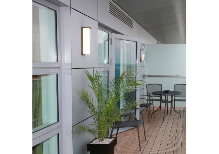 Applique murale d'extérieur en aluminium "Retal"-Puissance réglable : 18W-20W-22W-CCT- IP65 - L5071 - Barcelona LED 2