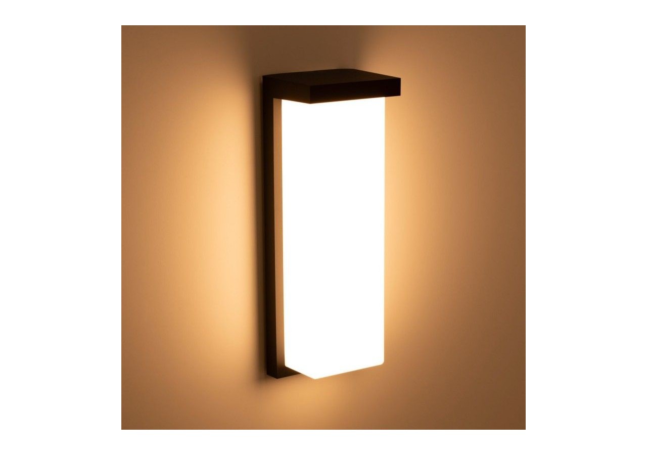 Applique murale d'extérieur en aluminium "Retal"-Puissance réglable : 18W-20W-22W-CCT- IP65 - L5071 - Barcelona LED