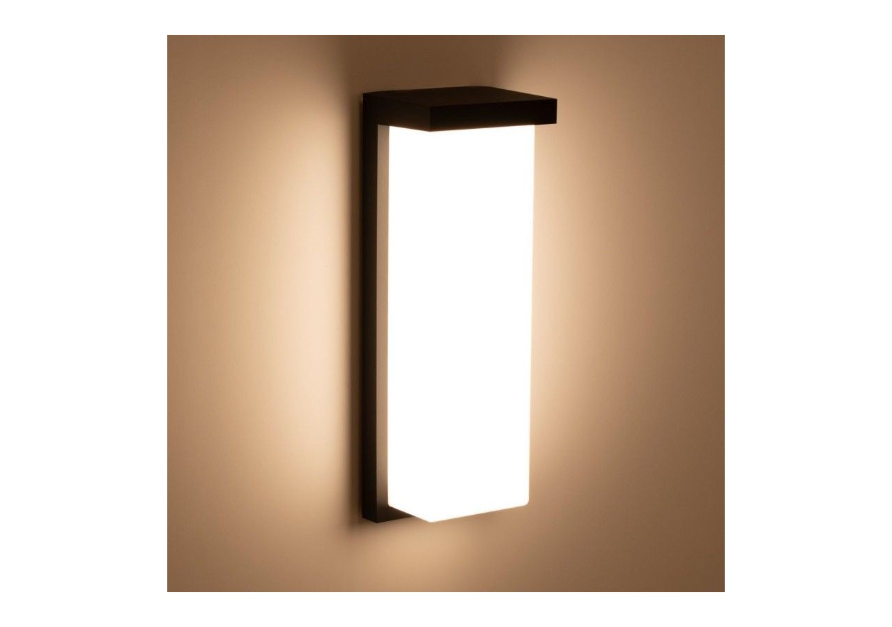 Applique murale d'extérieur en aluminium "Retal"-Puissance réglable : 18W-20W-22W-CCT- IP65 - L5071 - Barcelona LED