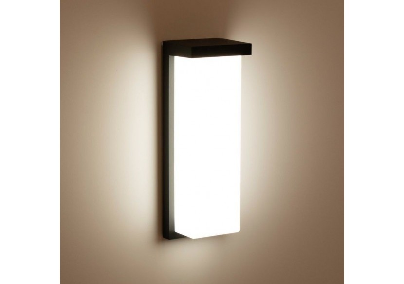 Applique murale d'extérieur en aluminium "Retal"-Puissance réglable : 18W-20W-22W-CCT- IP65 - L5071 - Barcelona LED