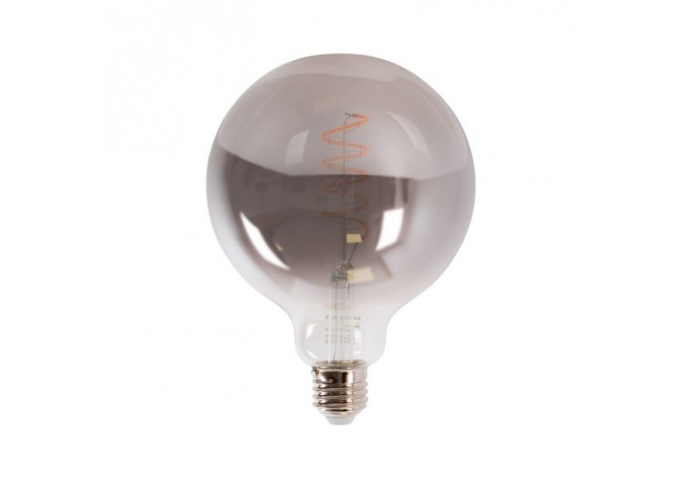 Ampoule décorative fumée à filament "Smoky" E27 G125-4W-2200K - BFD1-G125E27-AHUM - Barcelona LED