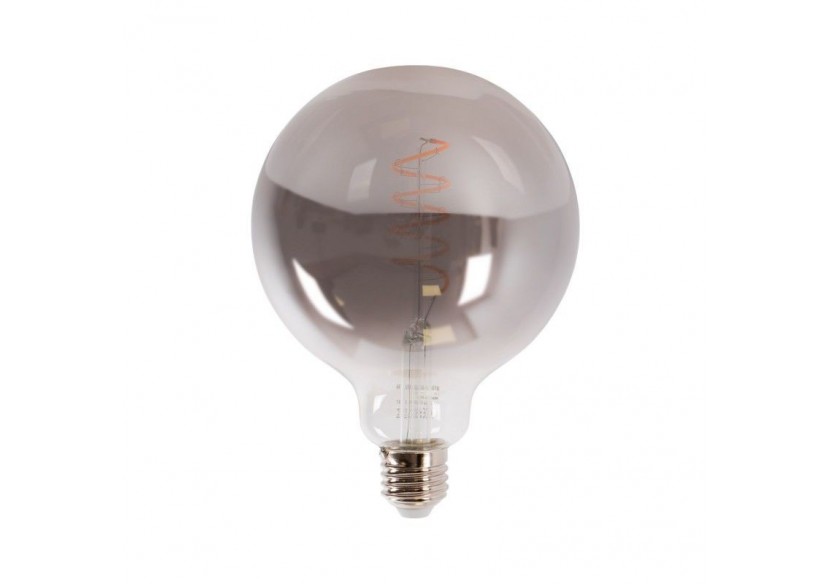 Ampoule décorative fumée à filament "Smoky" E27 G125-4W-2200K - BFD1-G125E27-AHUM - Barcelona LED