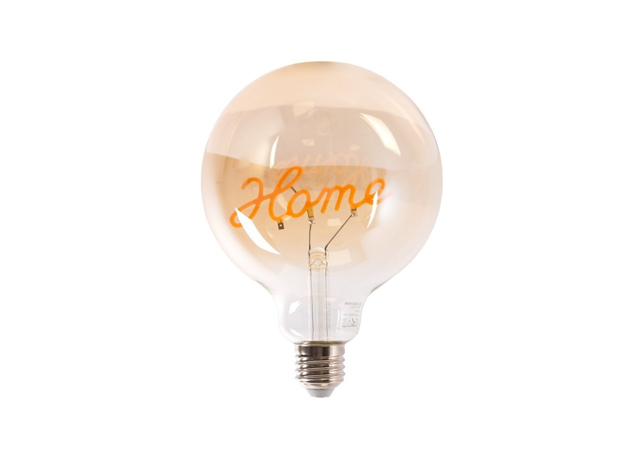 Ampoule décorative à filament"HOME" E27 G125-4W-2200K - BFD1-G125E27-HOME - Barcelona LED