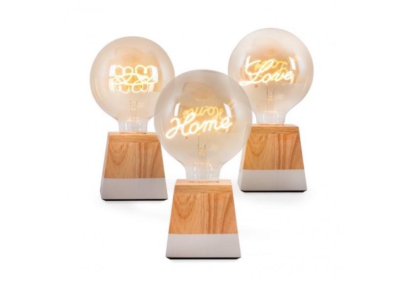 Ampoule décorative à filament"HOME" E27 G125-4W-2200K - BFD1-G125E27-HOME - Barcelona LED
