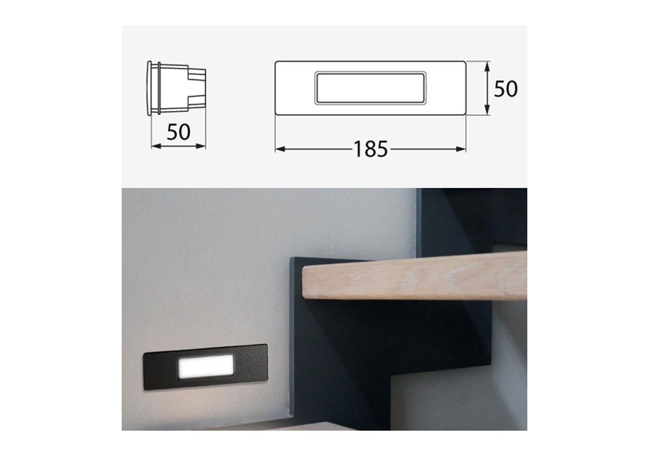 Balise encastrable FUMAGALLI NINA 190 R7S CCT 7,5W IP55 - 7C1.000.000.WYK1K - Barcelona LED