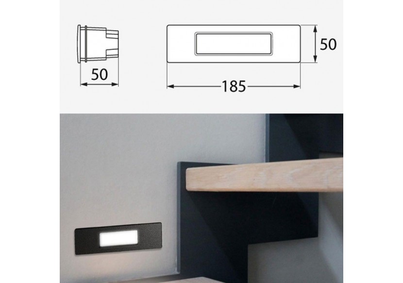 Balise encastrable FUMAGALLI NINA 190 R7S CCT 7,5W IP55 - 7C1.000.000.WYK1K - Barcelona LED