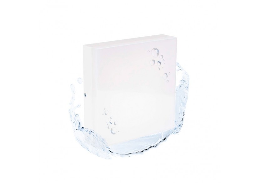 Plafonnier LED carré étanche 15W-IP44-4000K - B1721-C-BN - Barcelona LED