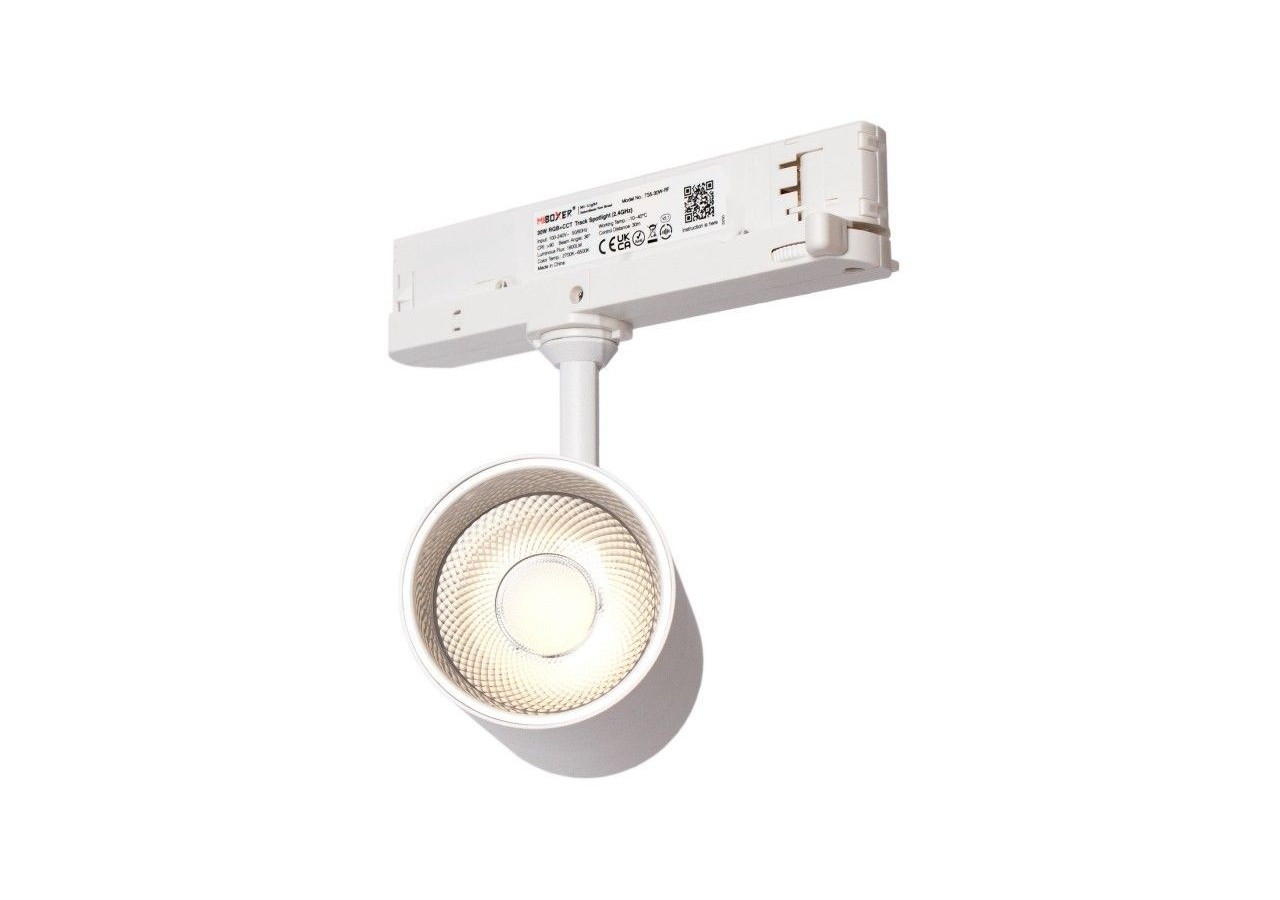 Spot LED triphasé RGB + CCT-30W-Mi Light - TS5-30W-RF - Barcelona LED