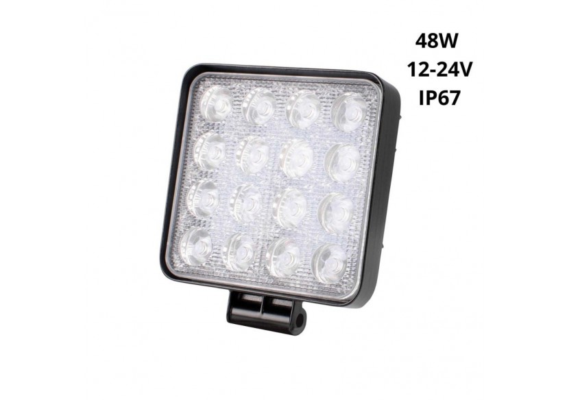 Projecteur LED 48W 12-24V DC-Machines, automobiles et bateaux-2000lm-60 degrés - BV006 - Barcelona LED