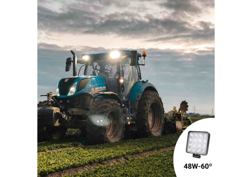 Projecteur LED 48W 12-24V DC-Machines, automobiles et bateaux-2000lm-60 degrés - BV006 - Barcelona LED
