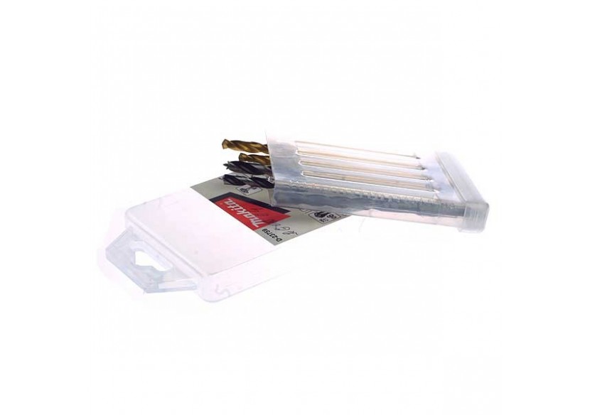 Coffret 5 forets hexagonaux 1/4'' pour bois, métal et bois - Makita : Confort'Mat