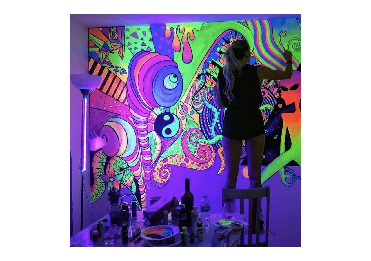 Ruban LED 24V DC-18W/m-Ultraviolet-10mm-IP20-5m-SMD2835 120LED/m - B1552-UV - Barcelona LED