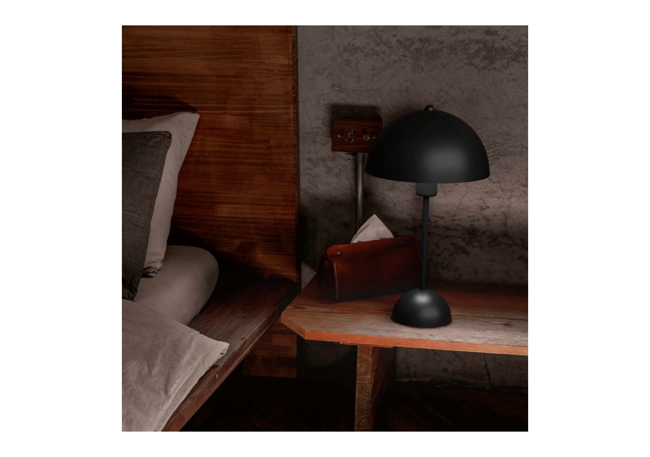 Lampe à poser design avec interrupteur et prise "Seta"-E27 - L3082-N - Barcelona LED