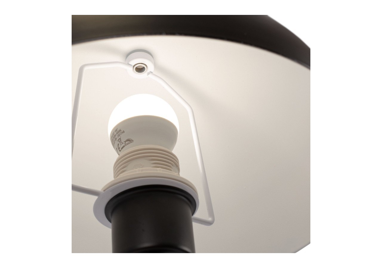 Lampe à poser en métal "Cutt"-E27 / Inspiration "Atollo" - L3083-N - Barcelona LED