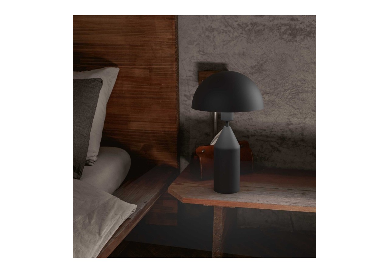 Lampe à poser en métal "Cutt"-E27 / Inspiration "Atollo" - L3083-N - Barcelona LED