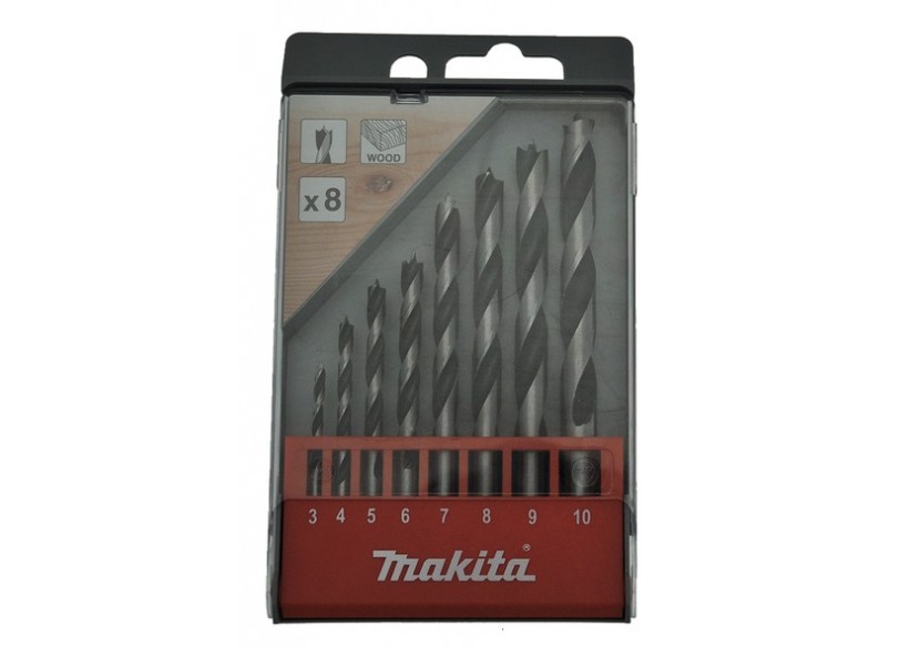 COFFRET 8 MÈCHESÀ BOIS HÉLICOÏDALES - Makita : Confort'Mat