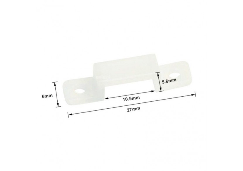 Clip en silicone pour étui étanche IP67 8mm - 8MCWT - Barcelona LED