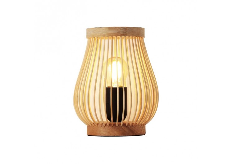 Lampe de table en bois "Oca"-E27 - LM201 - Barcelona LED 2