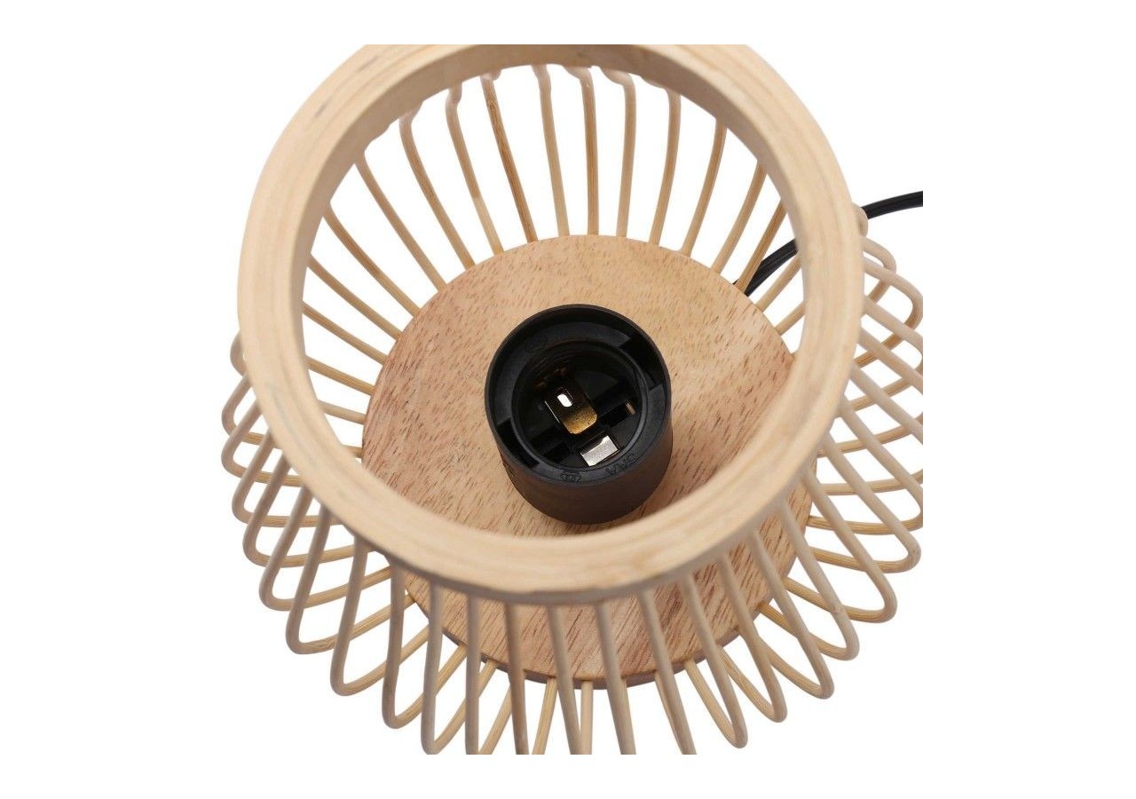 Lampe de table en bois "Oca"-E27 - LM201 - Barcelona LED