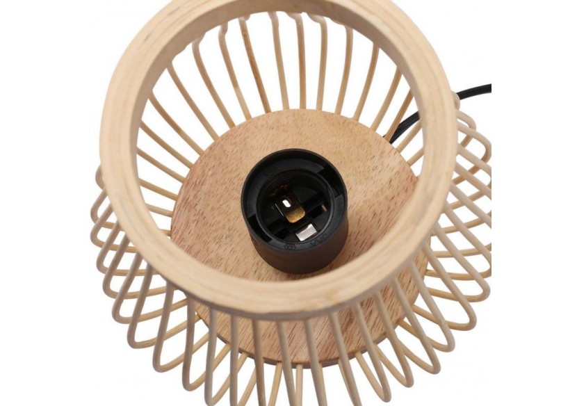 Lampe de table en bois "Oca"-E27 - LM201 - Barcelona LED