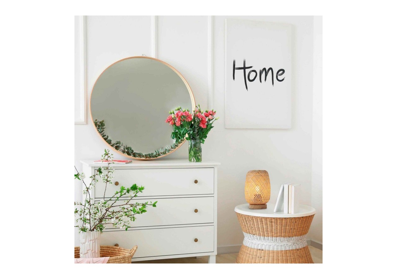 Lampe à poser en osier et bois "Ruka"-E27 - LM202 - Barcelona LED