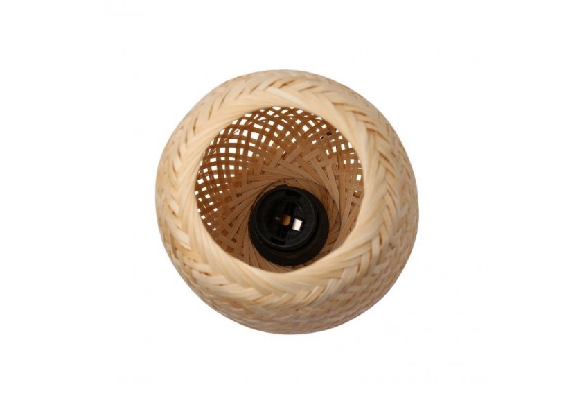 Lampe à poser en osier et bois "Ruka"-E27 - LM202 - Barcelona LED