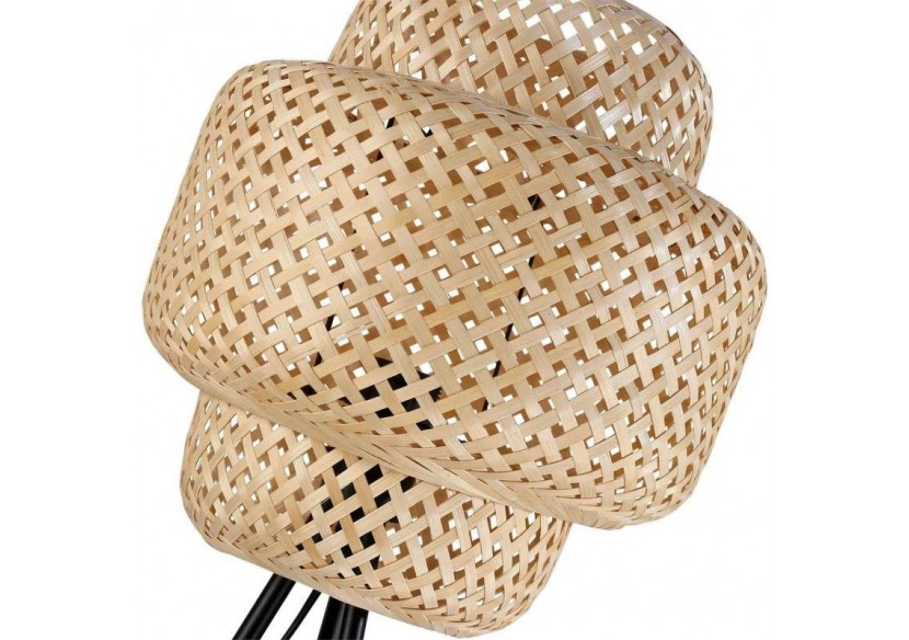 Lampadaire en osier "Onna" - LM141-P - Barcelona LED