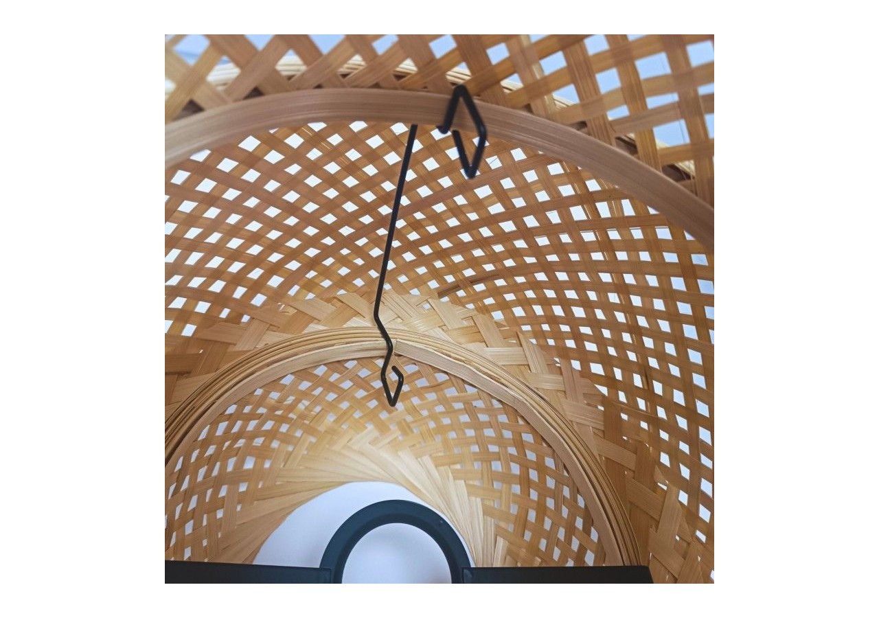 Lampadaire en osier "Onna" - LM141-P - Barcelona LED