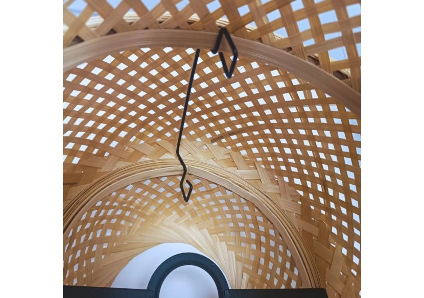 Lampadaire en osier "Onna" - LM141-P - Barcelona LED