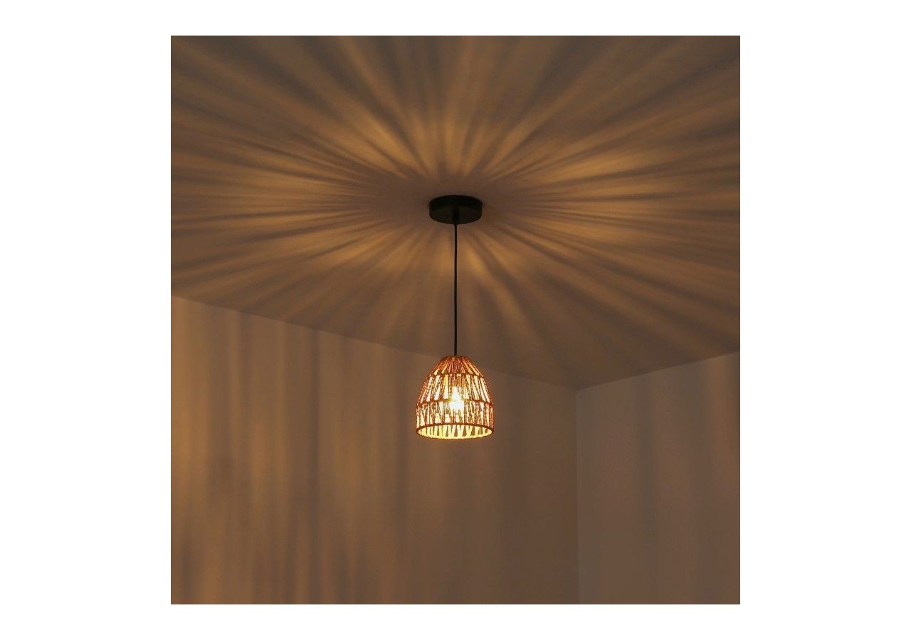 Suspension papier tressé "Rems"-E27 - LM188 - Barcelona LED