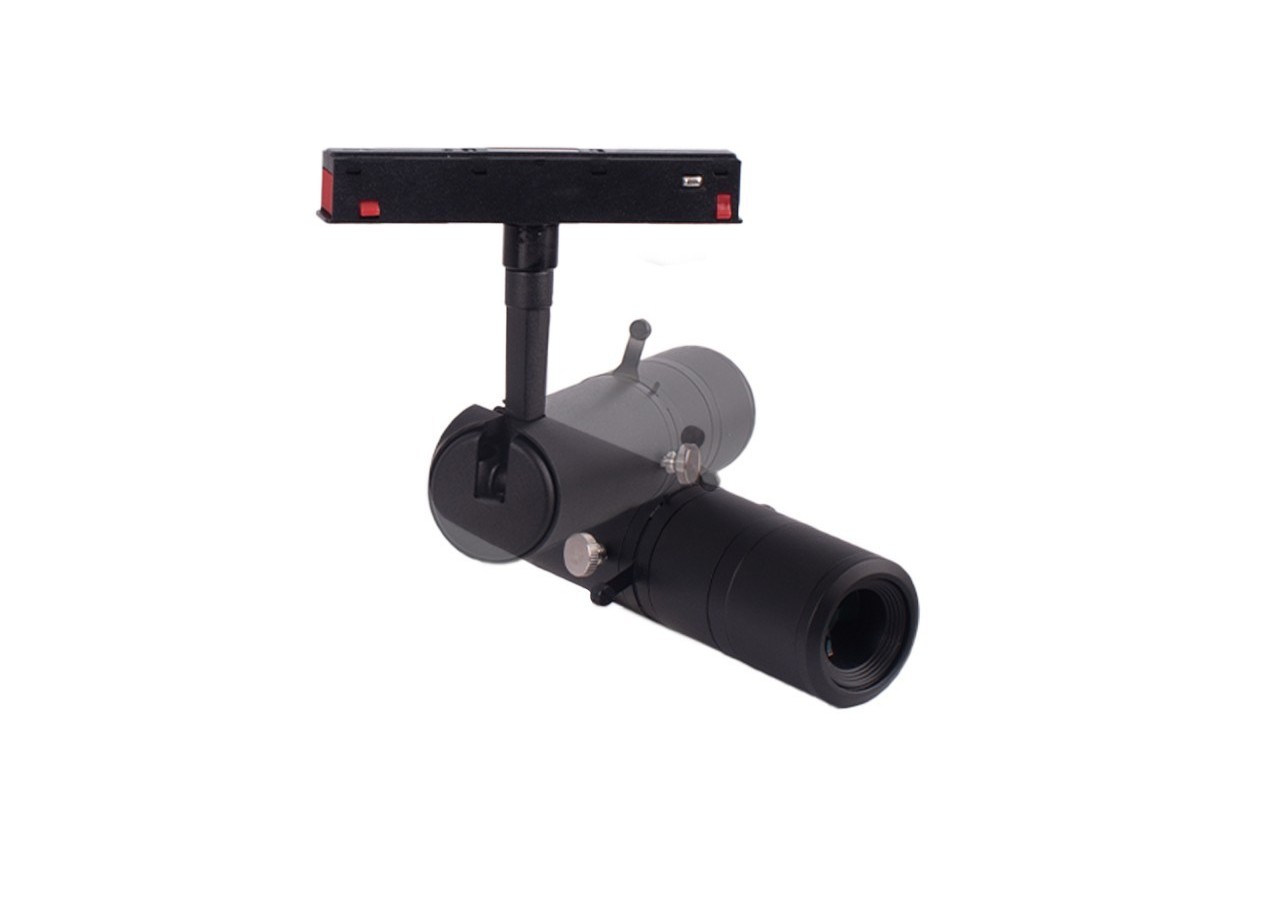 Projecteur faisceau ajustable sur rail magnétique 48V-10W-20 degrés -35 degrés - PMC-SHAP-SDIM-N-BC - Barcelona LED