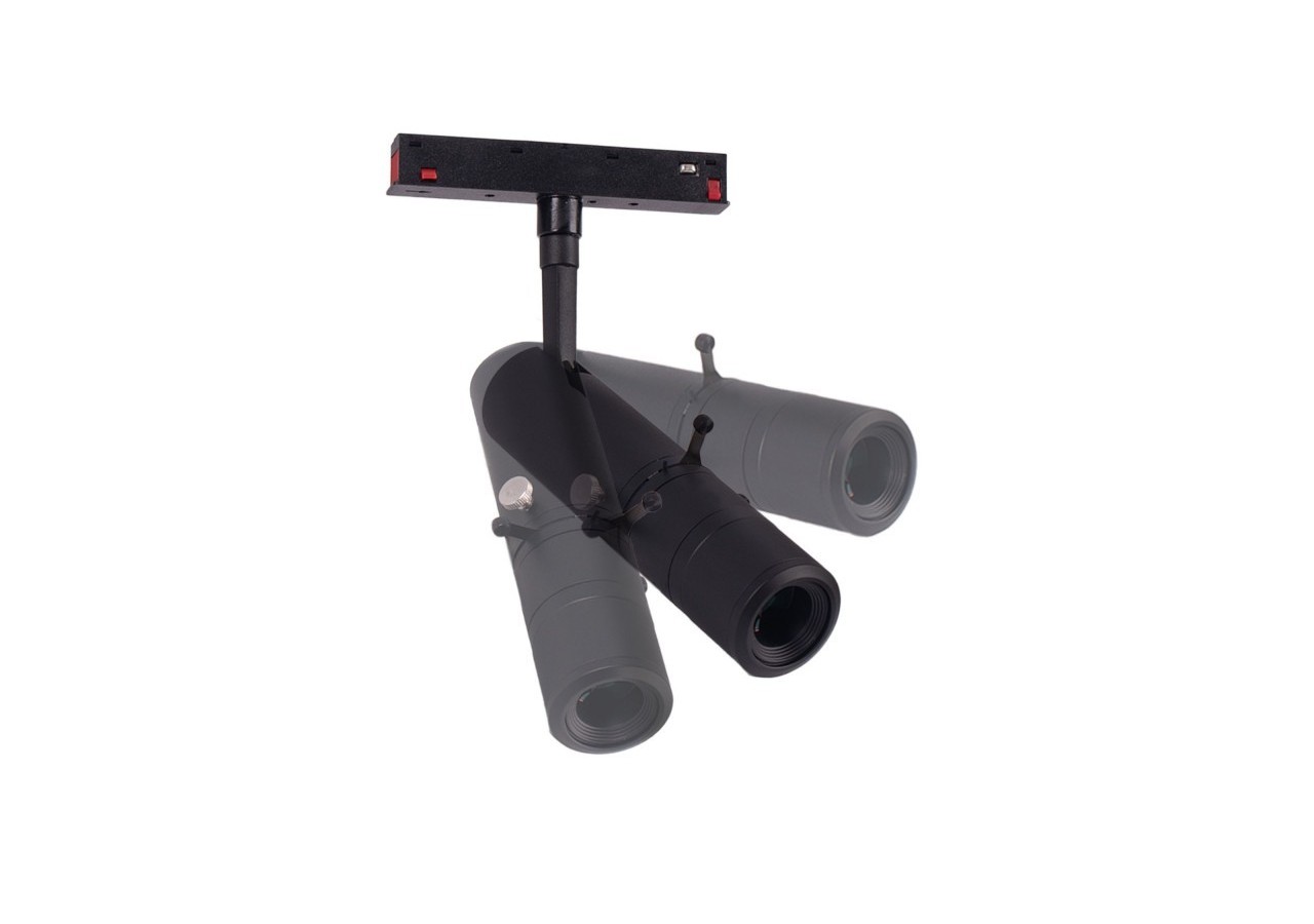 Projecteur faisceau ajustable sur rail magnétique 48V-10W-20 degrés -35 degrés - PMC-SHAP-SDIM-N-BC - Barcelona LED