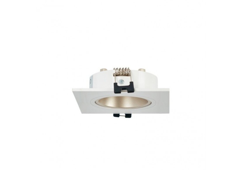 Collerette downlight carrée orientable GU10 / MR16-Faible indice UGR-Coupe diamètre 75 mm - B921-CB - Barcelona LED
