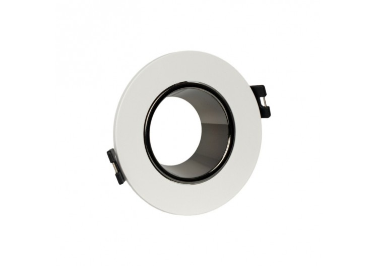 Collerette downlight ronde orientable GU10 / MR16-Faible UGR-Coupe diamètre 75 mm - B920-GB - Barcelona LED