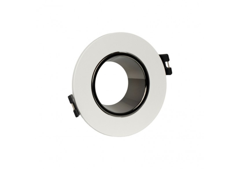 Collerette downlight ronde orientable GU10 / MR16-Faible UGR-Coupe diamètre 75 mm - B920-GB - Barcelona LED