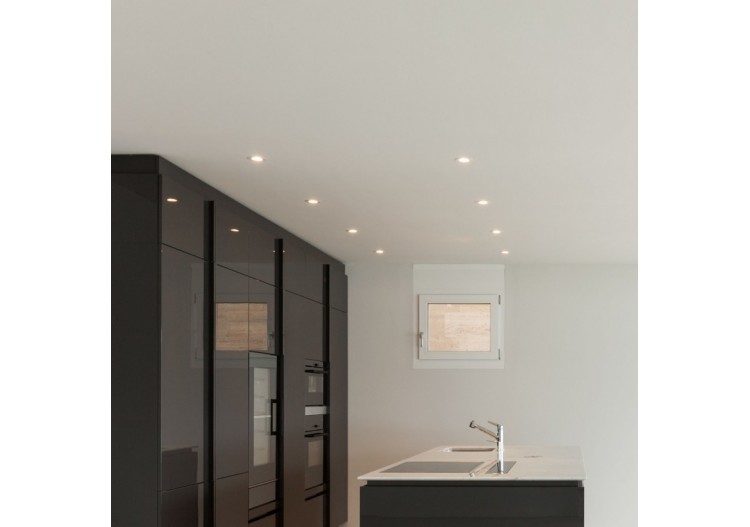 Collerette downlight ronde orientable GU10 / MR16-Faible UGR-Coupe diamètre 75 mm - B920-GB - Barcelona LED 2