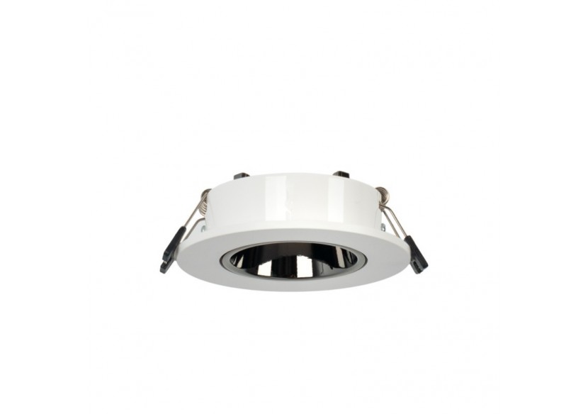 Collerette downlight ronde orientable GU10 / MR16-Faible UGR-Coupe diamètre 75 mm - B920-GB - Barcelona LED