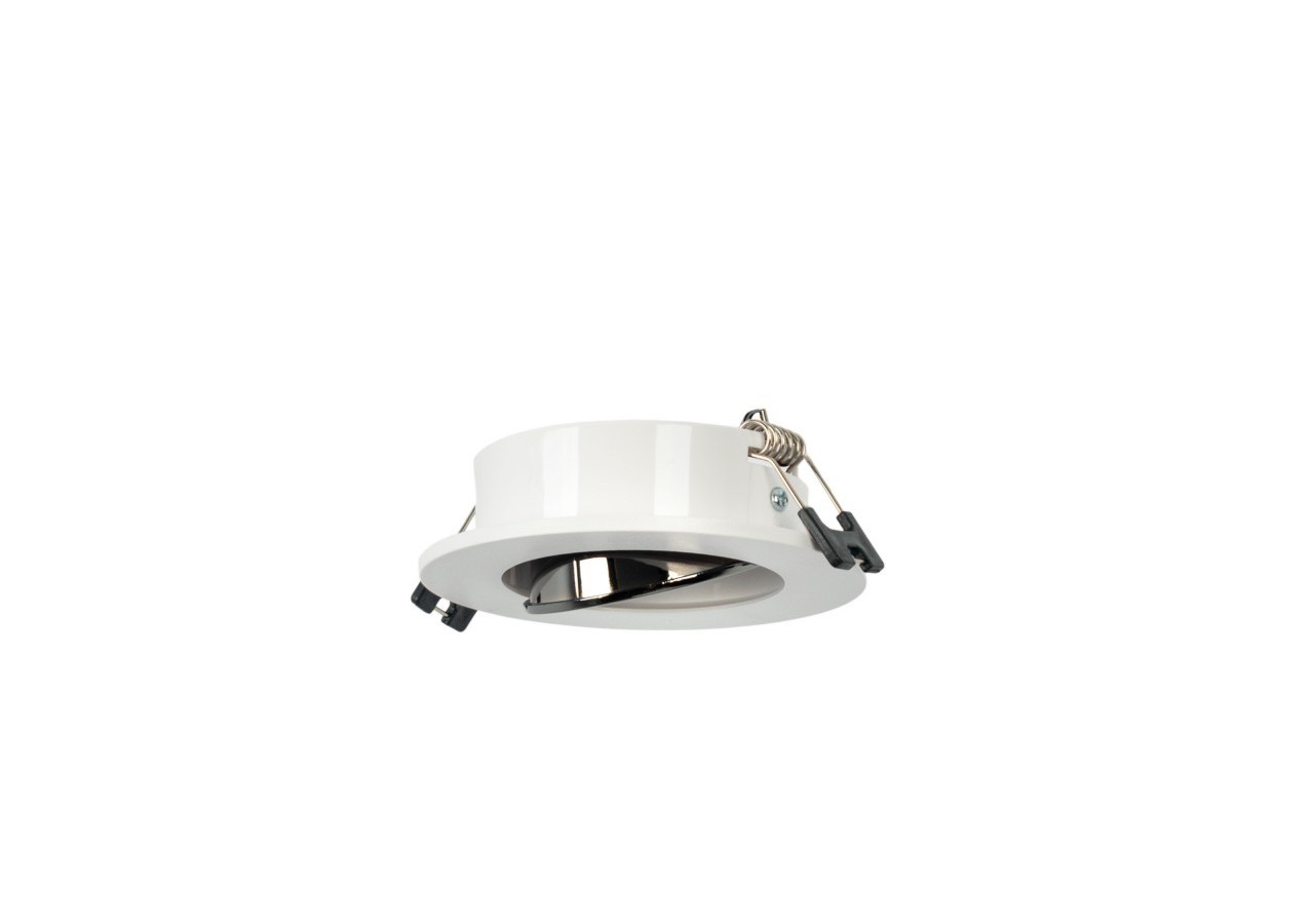 Collerette downlight ronde orientable GU10 / MR16-Faible UGR-Coupe diamètre 75 mm - B920-GB - Barcelona LED