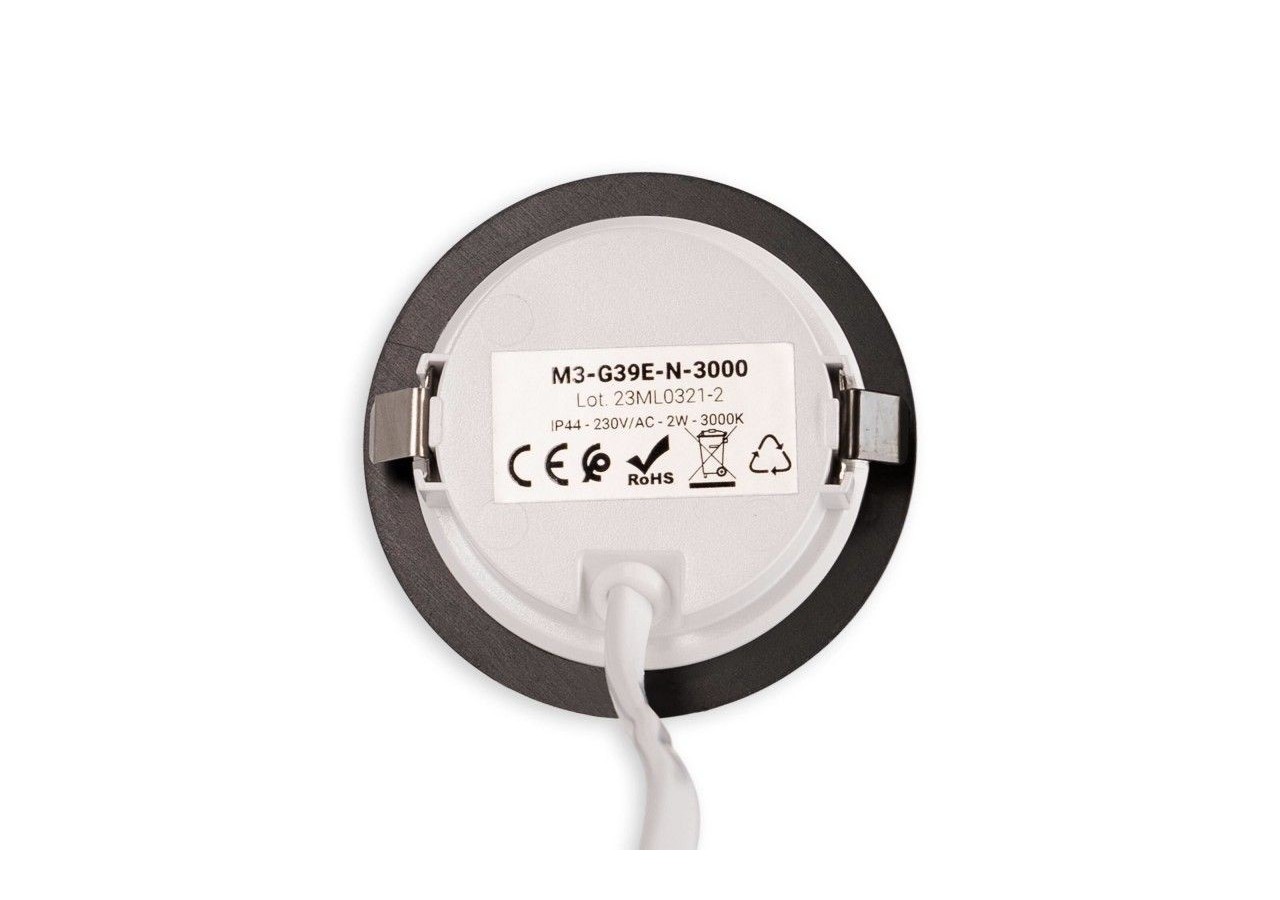 Spot LED encastré sous meuble 2W 220V AC-IP44 - M3-G39E-N-3000 - Barcelona LED