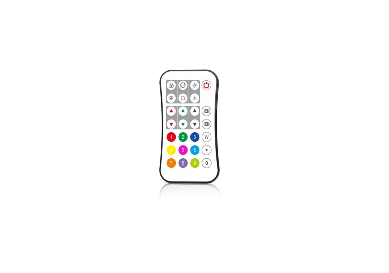 Télécommande pour contrôleur de ruban LED RGB/RGBW SPI IC-1 zone-RF 2.4G - SK-R9 - Barcelona LED