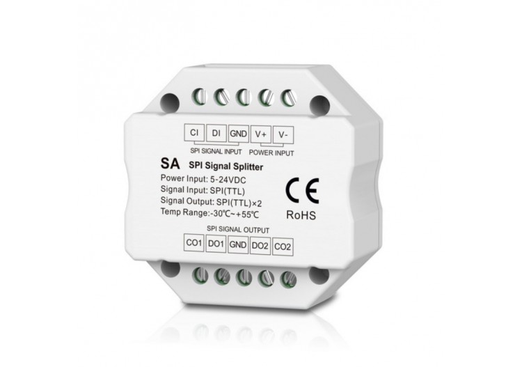 Répartiteur de signal RGB / RGBW-SPI-5-24V DC - SK-SA - Barcelona LED