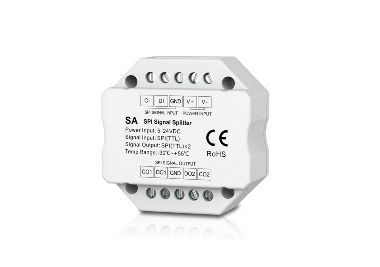 Répartiteur de signal RGB / RGBW-SPI-5-24V DC - SK-SA - Barcelona LED