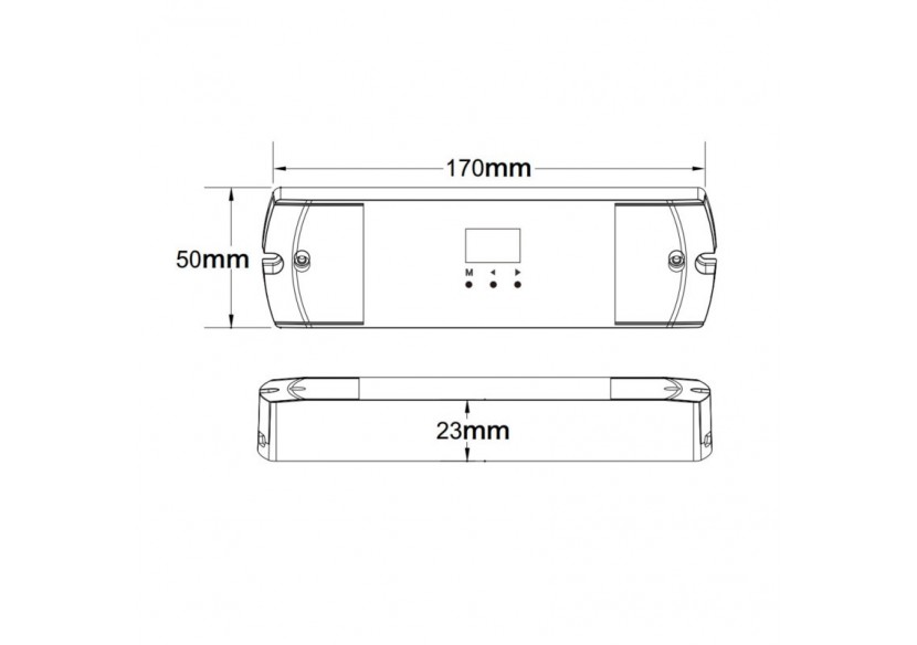 Décodeur DMX512 vers SPI Pixel 5-24V DC-Contrôleur RF - SK-DS-L - Barcelona LED