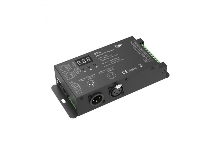 Décodeur DMX512 vers SPI Pixel 5-24V DC-Contrôleur RF - SK-DSA - Barcelona LED