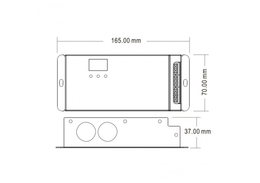 Décodeur DMX512 vers SPI Pixel 5-24V DC-Contrôleur RF - SK-DSA - Barcelona LED