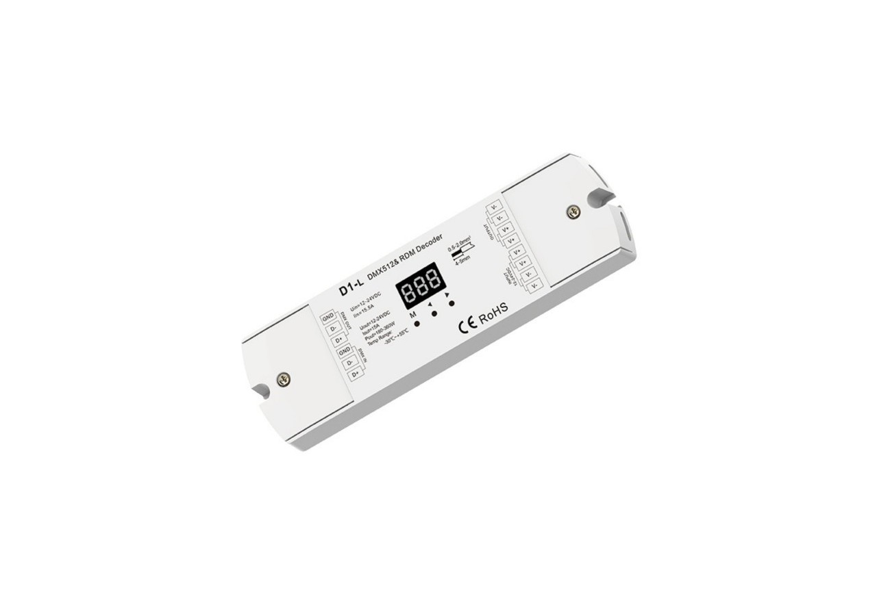 Décodeur DMX512 12-24V DC-15A-1 Canal - SK-D1-L - Barcelona LED