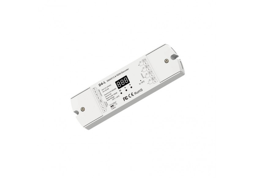 Décodeur DMX512 12-24V DC-5A/canal-4 Canaux - SK-D4-L - Barcelona LED
