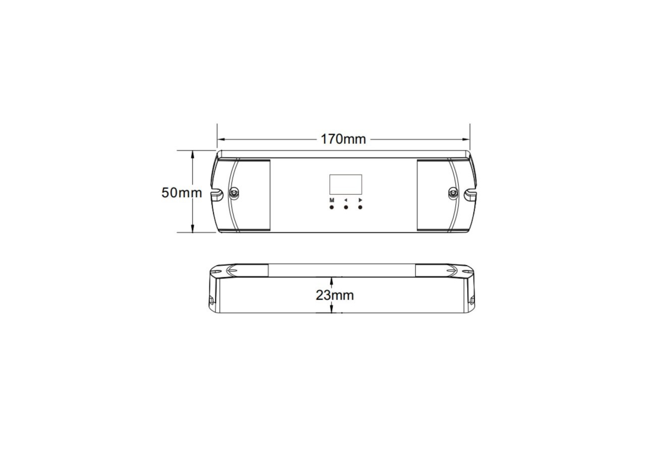 Décodeur DMX512 12-24V DC-5A/canal-4 Canaux - SK-D4-L - Barcelona LED