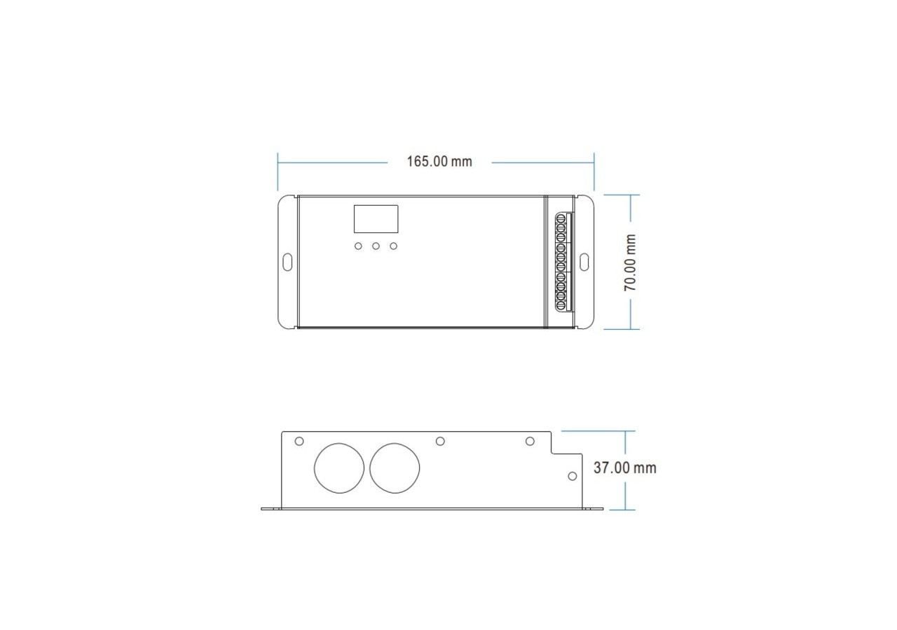 Décodeur DMX512 110-240V AC-1,5A/canal-3 canaux - SK-S3-DX - Barcelona LED